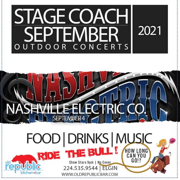 Nashville Electric Company Stagecoach September Outdoor Concert Old Republic [Kitchen + Bar