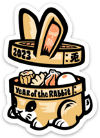 Year Of The Rabbit Sticker