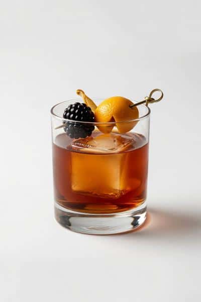 BLACKBERRY RYE OLD FASHIONED