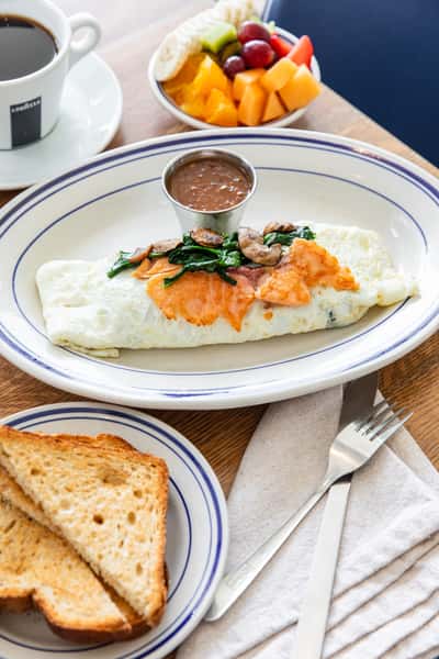Smoked Salmon Lox Omelet