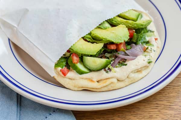 Avocado Hummus Pita