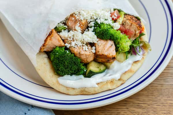 Salmon Pita