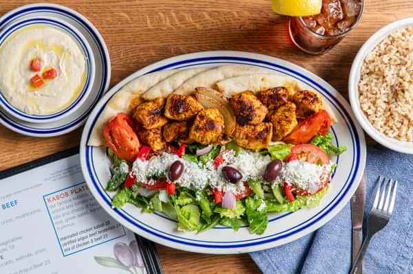 Chicken Kabob Plate
