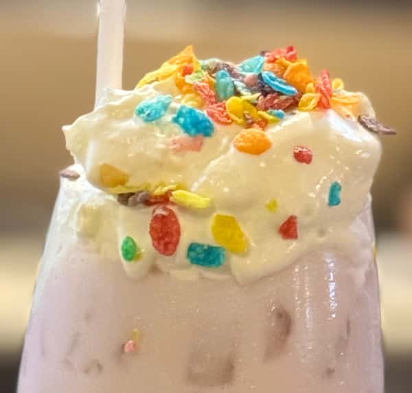 Adult Fruity Cereal Milk Cocktail