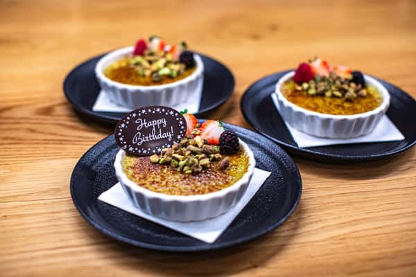 Pistachio Creme Brulee