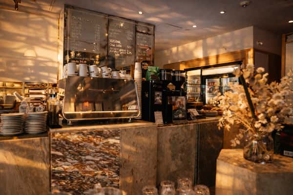 warm cafe photo
