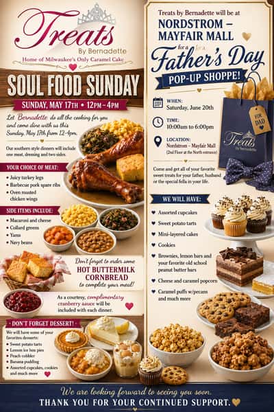 Soul Food Sunday May 17th