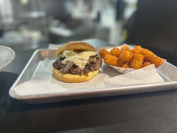 Mushroom Swiss Burger