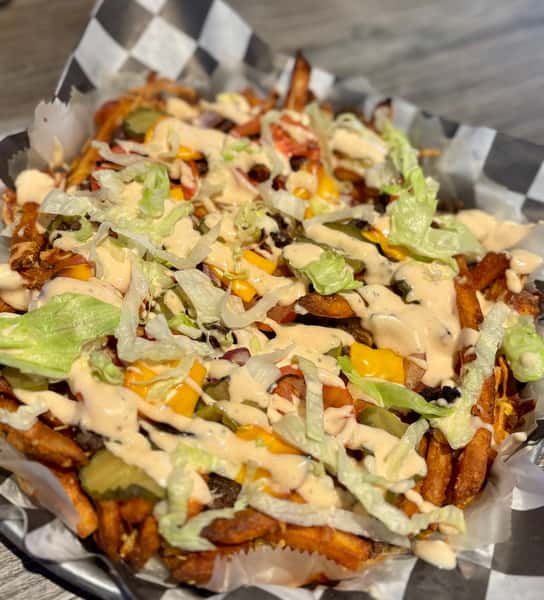 Bed Of Fries Flappy Burger