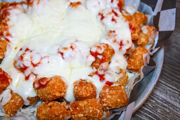 Bed Of Bob's Tots Mozzarella Fella