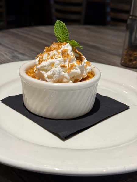 Pina Colada Creme Brulee
