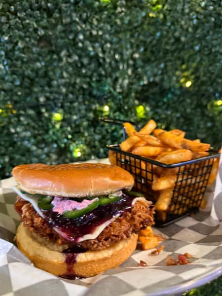 Blueberry Jalapeno Chicken Sammy
