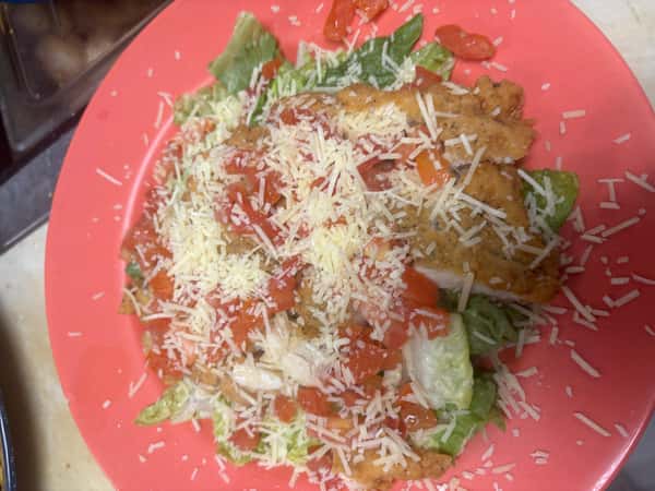 Crispy Chicken Caesar Salad