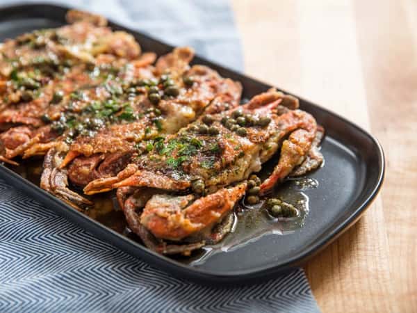 Soft shell crabs