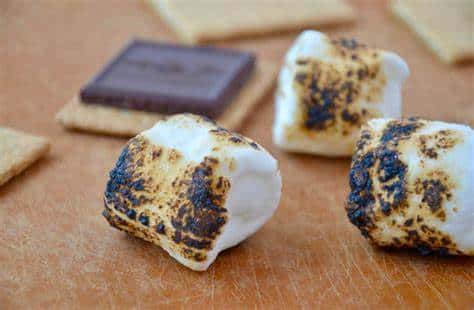 Fire on the beach S'mores