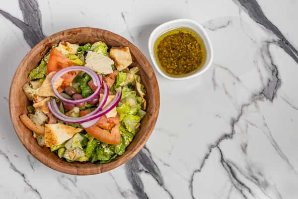 Combo Chicken and Gyro Fattoush Salad