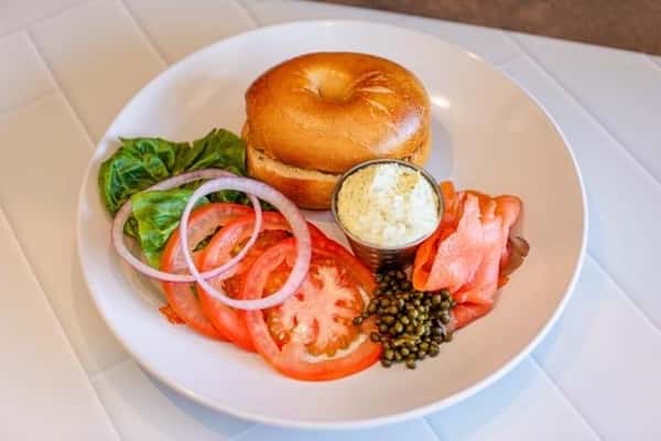 Ess-A-A Bagel and Smoked Salmon