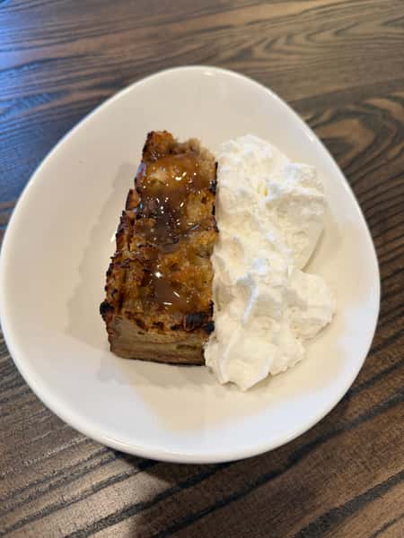 Banana, Walnut & Chocolate Bread Pudding