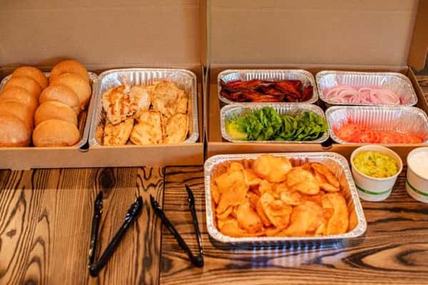 Grilled Chicken Sandwich Bar