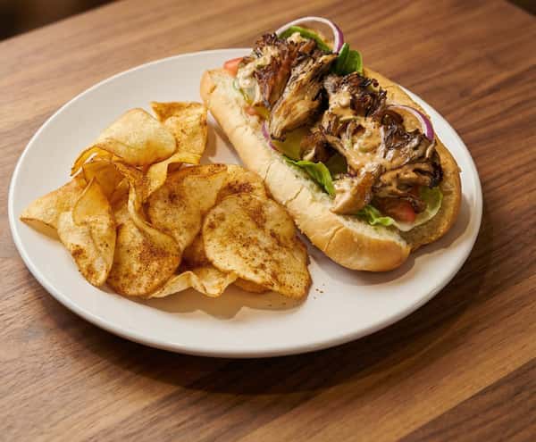 Maitake Mushroom Po' Boy