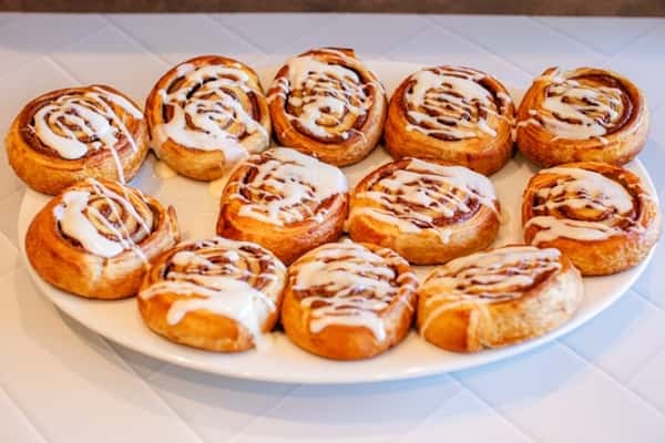 1 Dozen Cinnamon Rolls with Cream Cheese Frosting