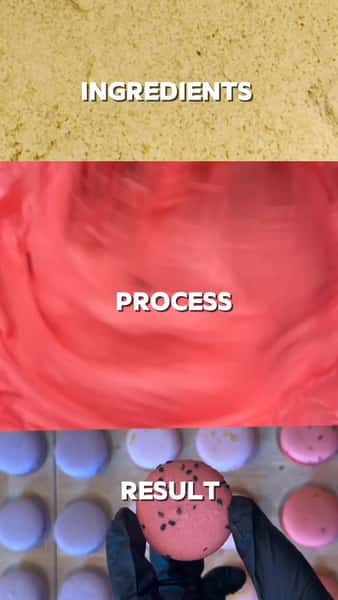 Ever wonder how your favorite macarons come to life? 

It starts with the ingredients, turns into a little kitchen magic, and ends with the sweetest result. Every swirl, shell, and filling is made with JOY 🩷