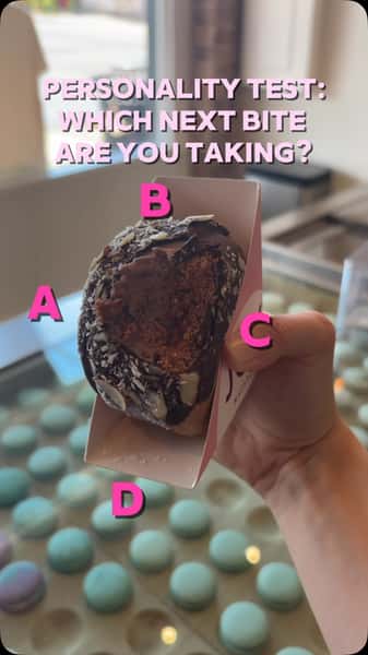 Your answer tells us everything we need to know about you. (No matter which bite it is we can guarantee it will be delicious!)