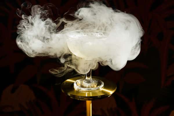 Smoked Cocktail in Fancy Coupe