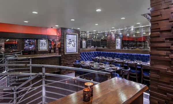 upstairs dining area