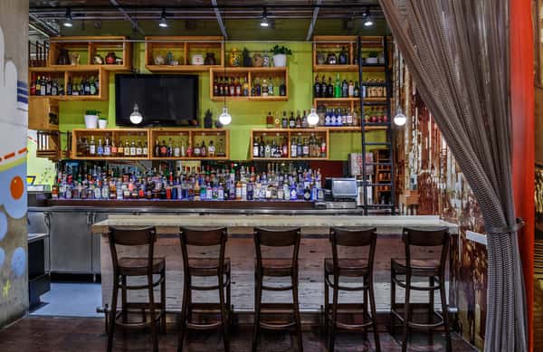 bar area