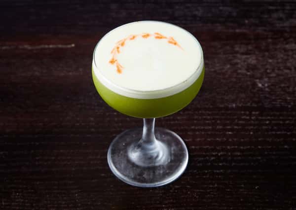 green specialty beverage