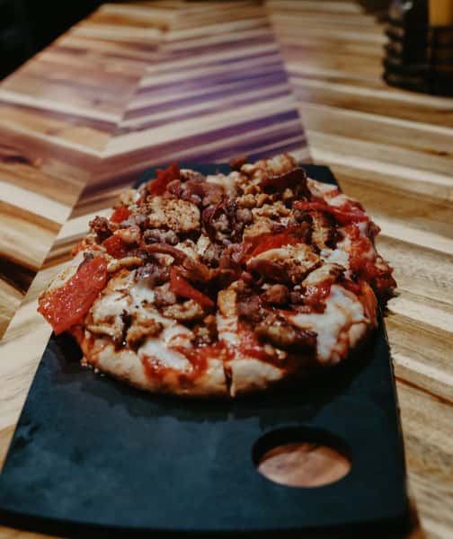 Meat Lovers Flatbread Pizza