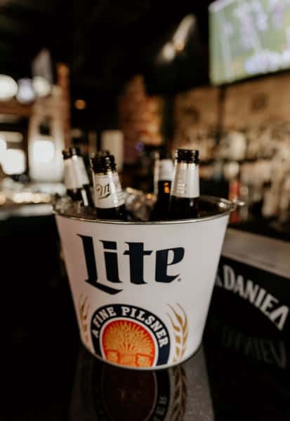 miller lite bucket beer