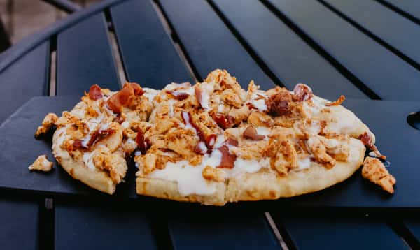 Chicken Bacon Ranch Flatbread Pizza
