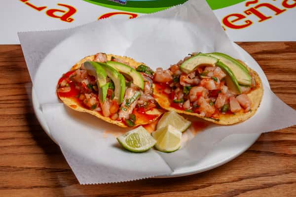 tostada de ceviche