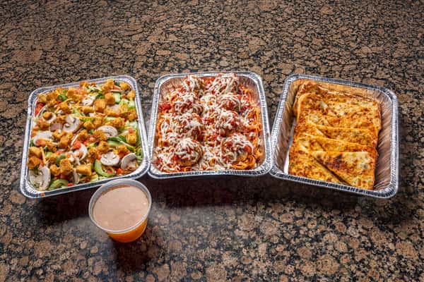 Fettuccine & Meatball Feast