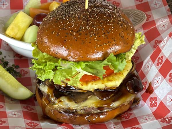 Teriyaki Pineapple Burger
