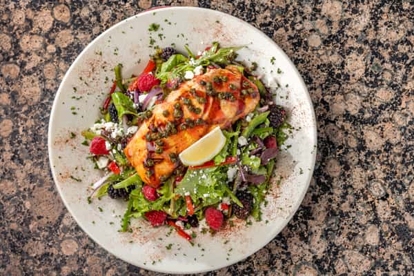 Salmon Berry Salad