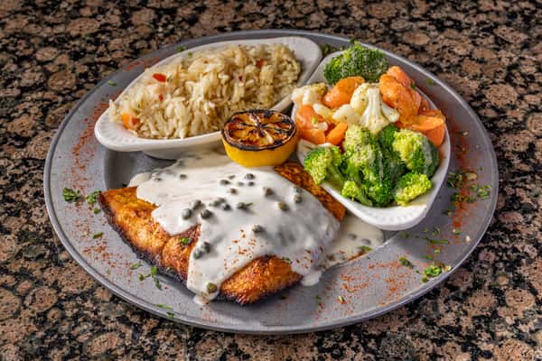 Cajun Salmon Plate