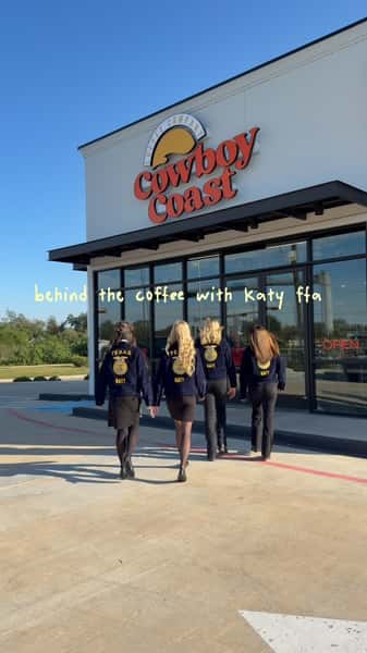 Meet the Katy ffa team! 🤠☕️ come show them some love this friday, october 23rd, at Cowboy Coast! 15% of ALL sales will go back to the KHS FFA Booster Club.
grab your favorite drink and help us support our local ffa crew! 🤎
#cowboycoast #katytx #coffeeshop #katyhighschool #explorepage