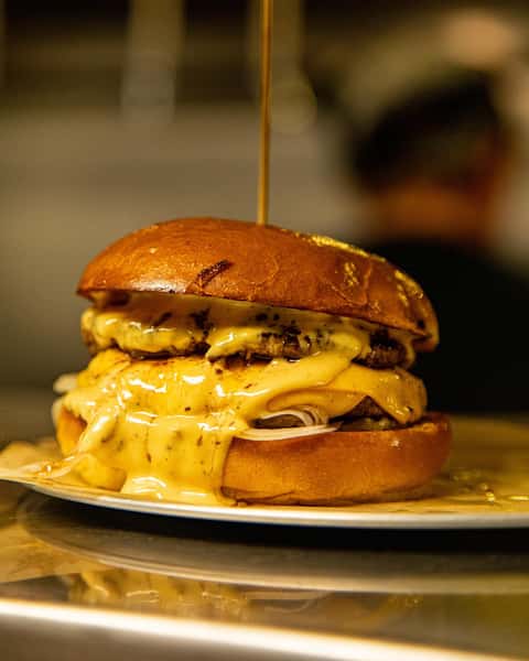 melty cheeseburger