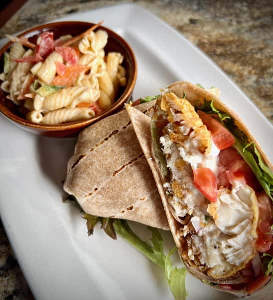 Crispy Haddock Wrap