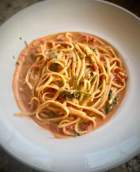 Spinach Vodka Crema Rosa