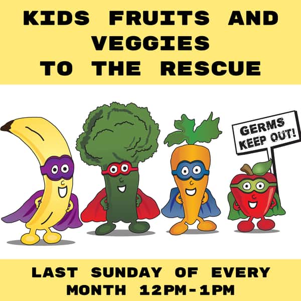 Kids Fruits and Veggies To The Rescue