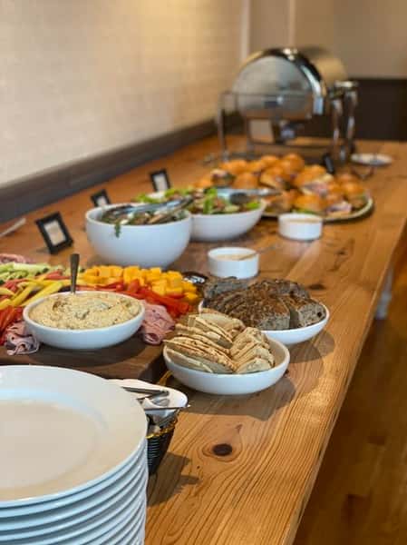 banquet spread