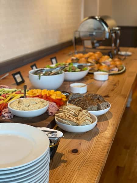banquet spread