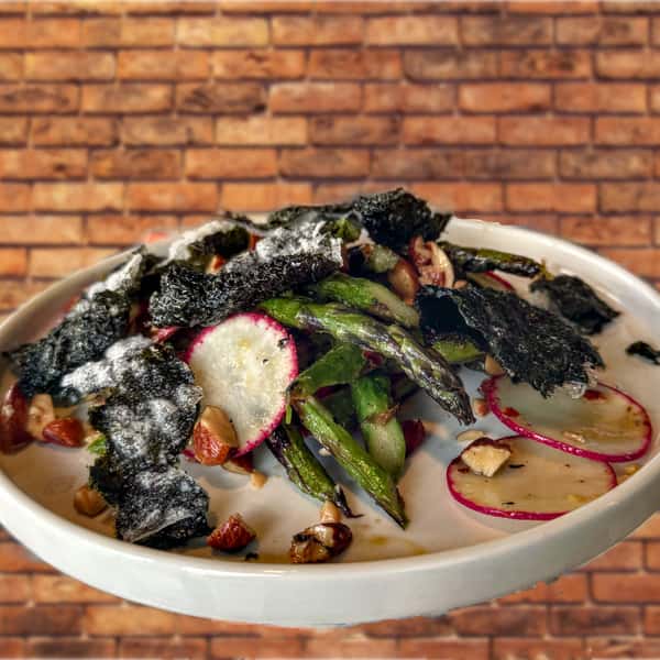 Grilled Asparagus and Cracklin' Salad