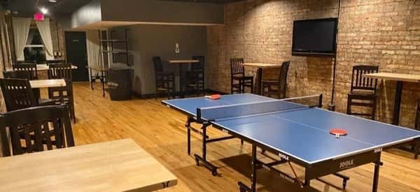 interior ping pong table