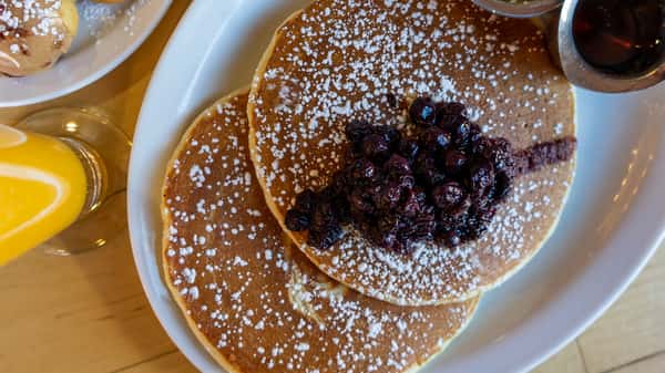 Lavender Blueberry Pancakes