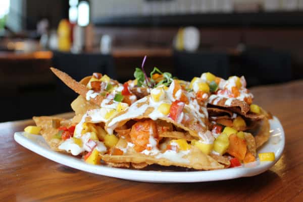 Salmon Poke Nachos